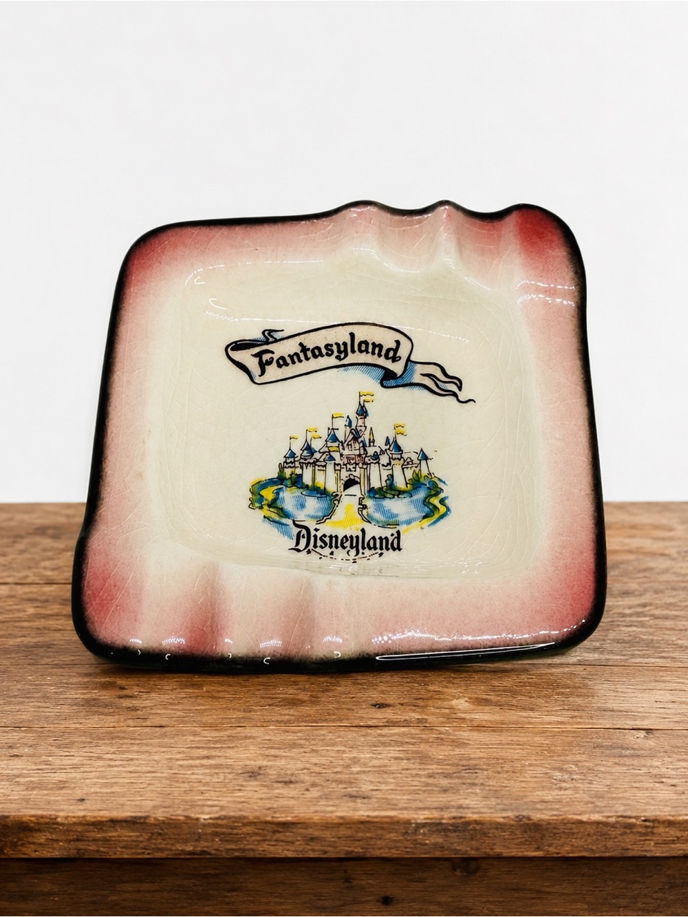 Disney Ashtray Accent Ceramic Vintage By Eleanore Welborn Art Productions!